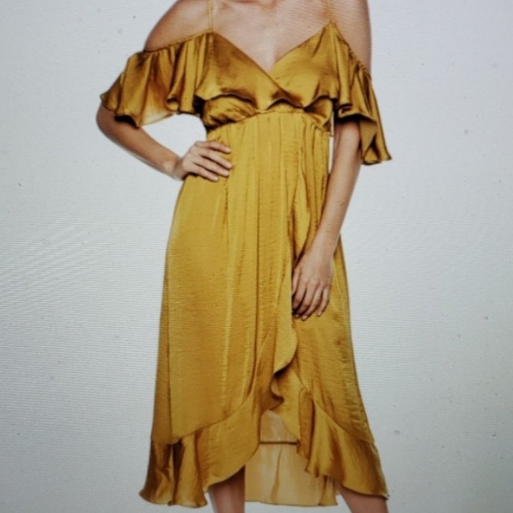 New Bardot Cold Shoulder Dress - Picture 3 of 5